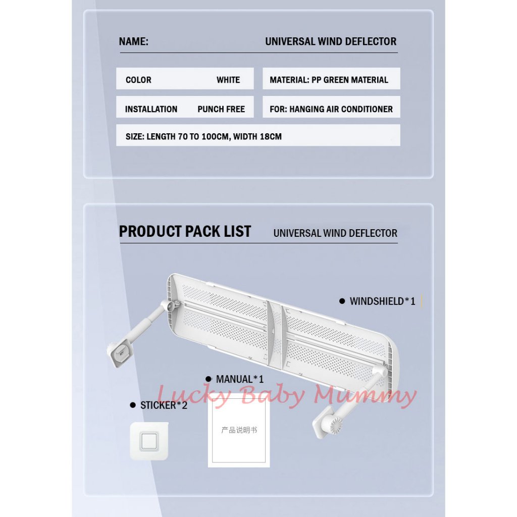 Air Conditioner Wind Deflector
