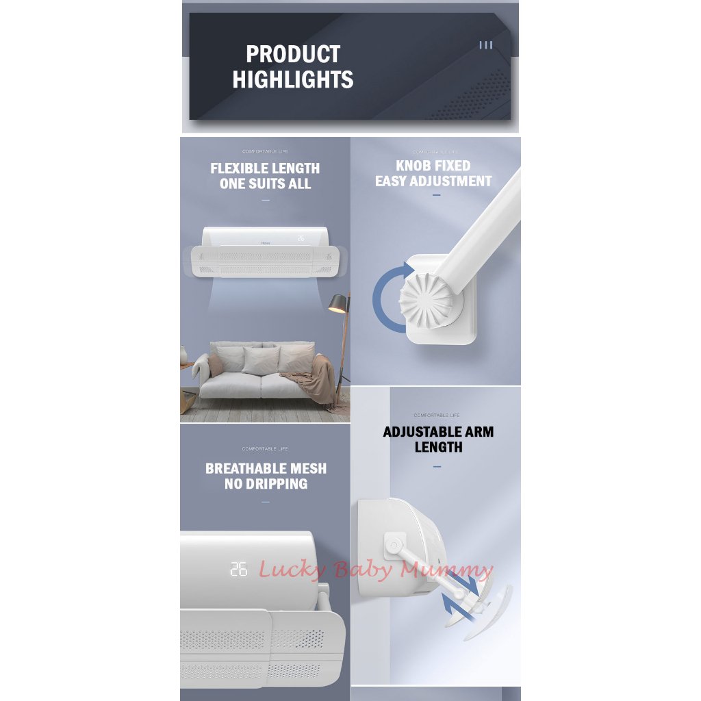 Air Conditioner Wind Deflector