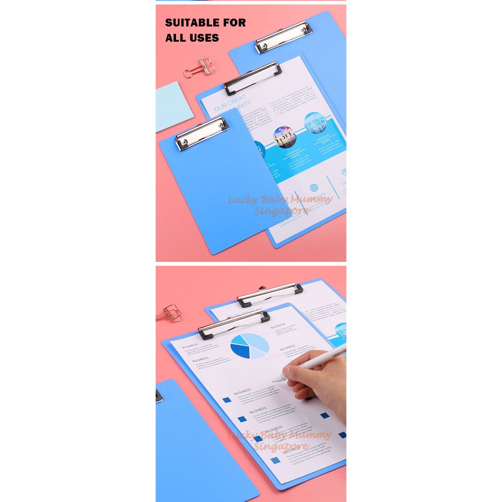 A4 PVC Clipboard File Folder