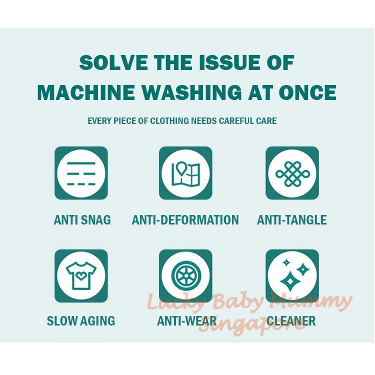 (One Set/6 Sizes) Mesh Laundry Bags