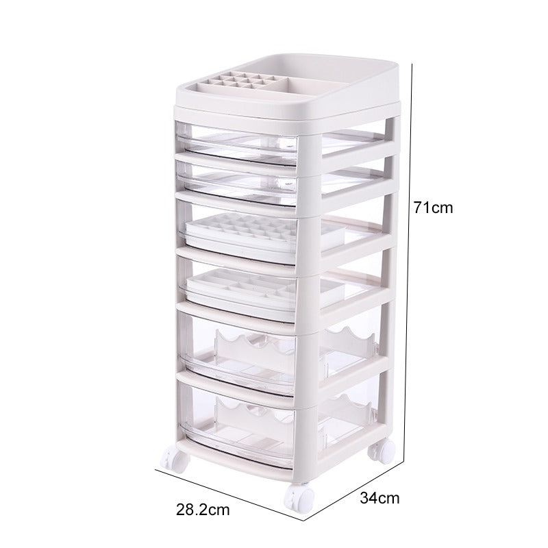 Cosmetic Storage Drawer Makeup Cabinet - 3/4/5/6/7 Tier / Storage / Organizer / Box / Plastic Storage Box