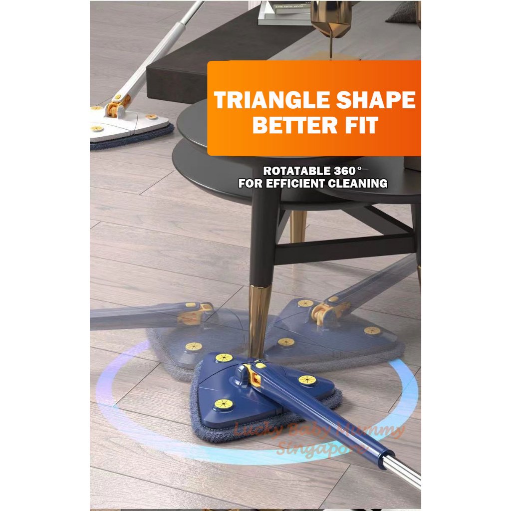 Auto Water Squeezing Triangular Mop