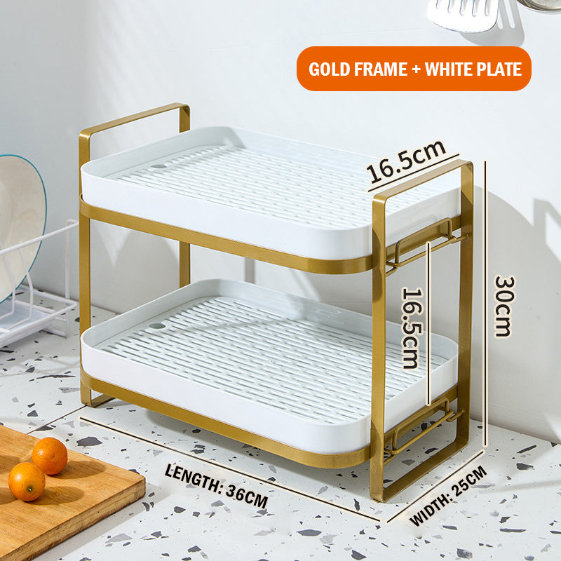 Golden Frame Drainage Rack