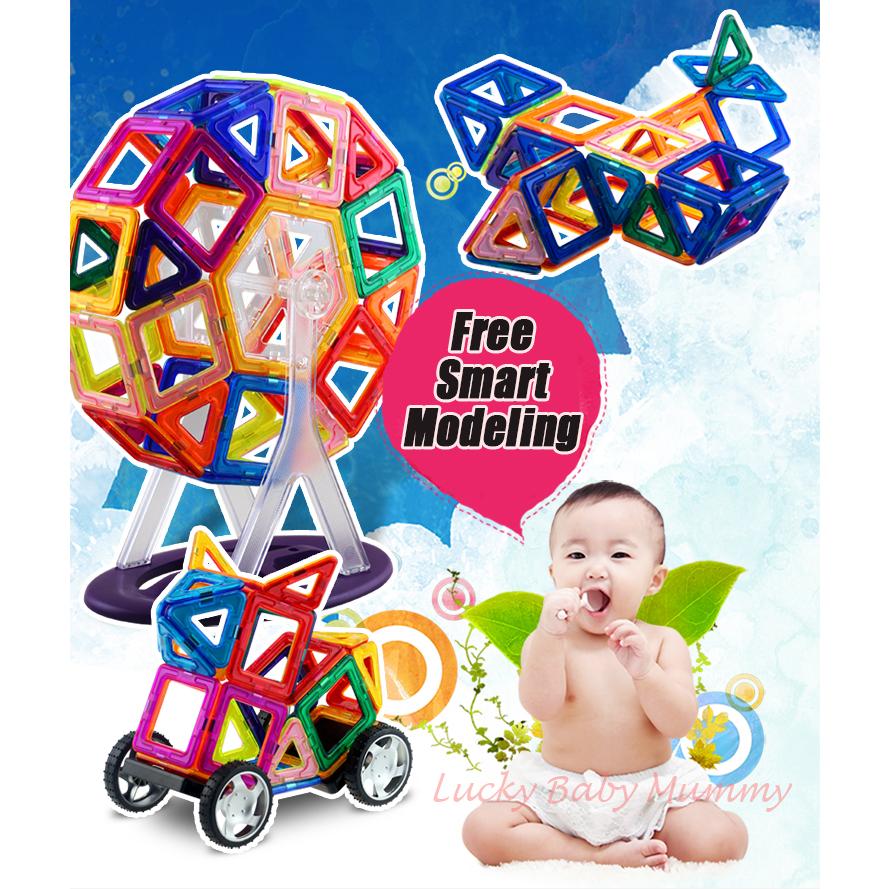 3D Magnetic Building Blocks