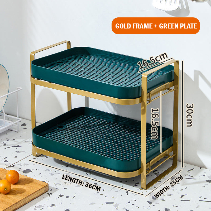 Golden Frame Drainage Rack