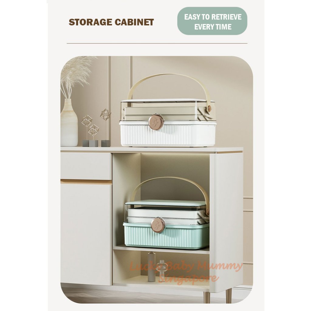 Minimalist First Aid Clear Storage Box