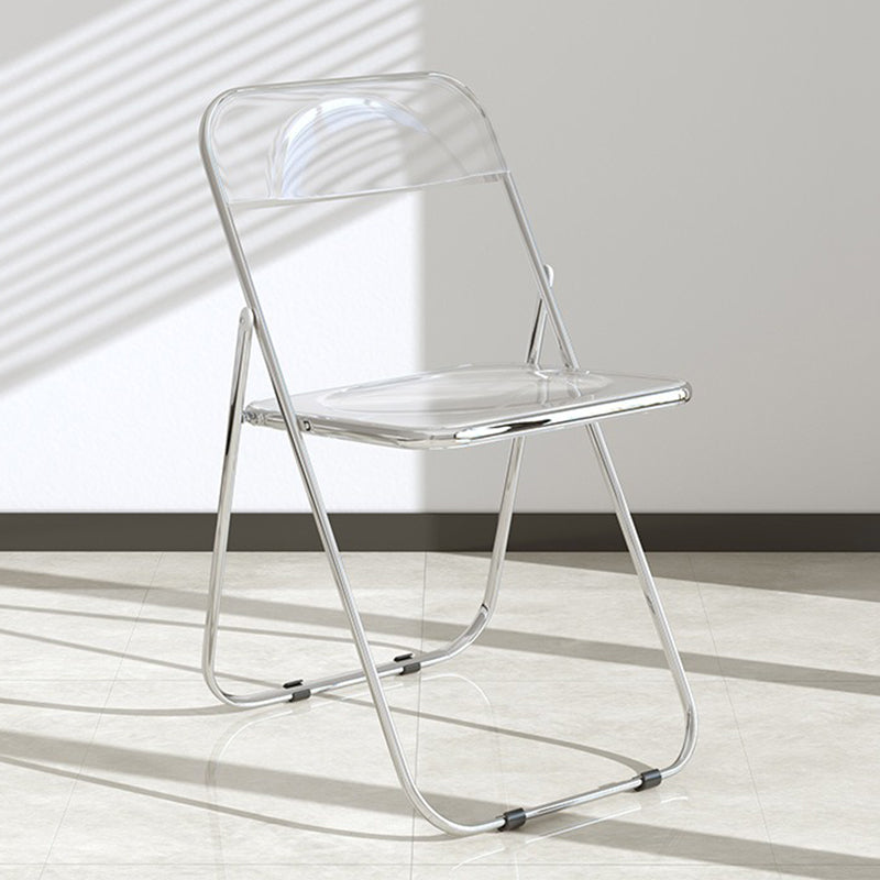 PVC Transparent Crystal Foldable Office Chair
