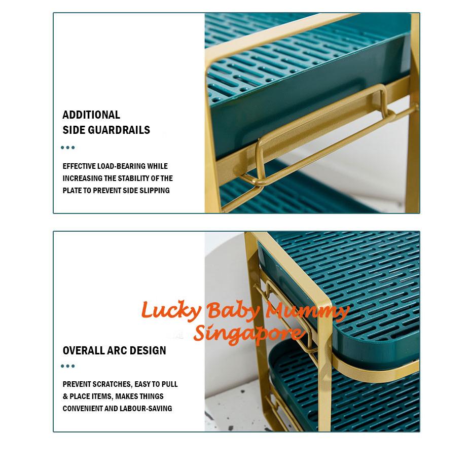 Golden Frame Drainage Rack