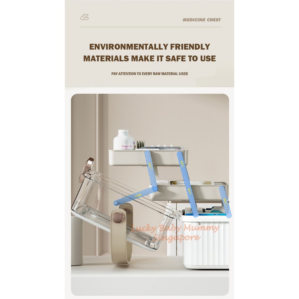 Minimalist First Aid Clear Storage Box