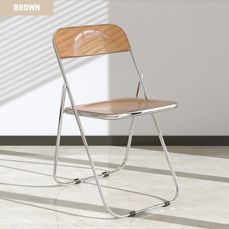 PVC Transparent Crystal Foldable Office Chair