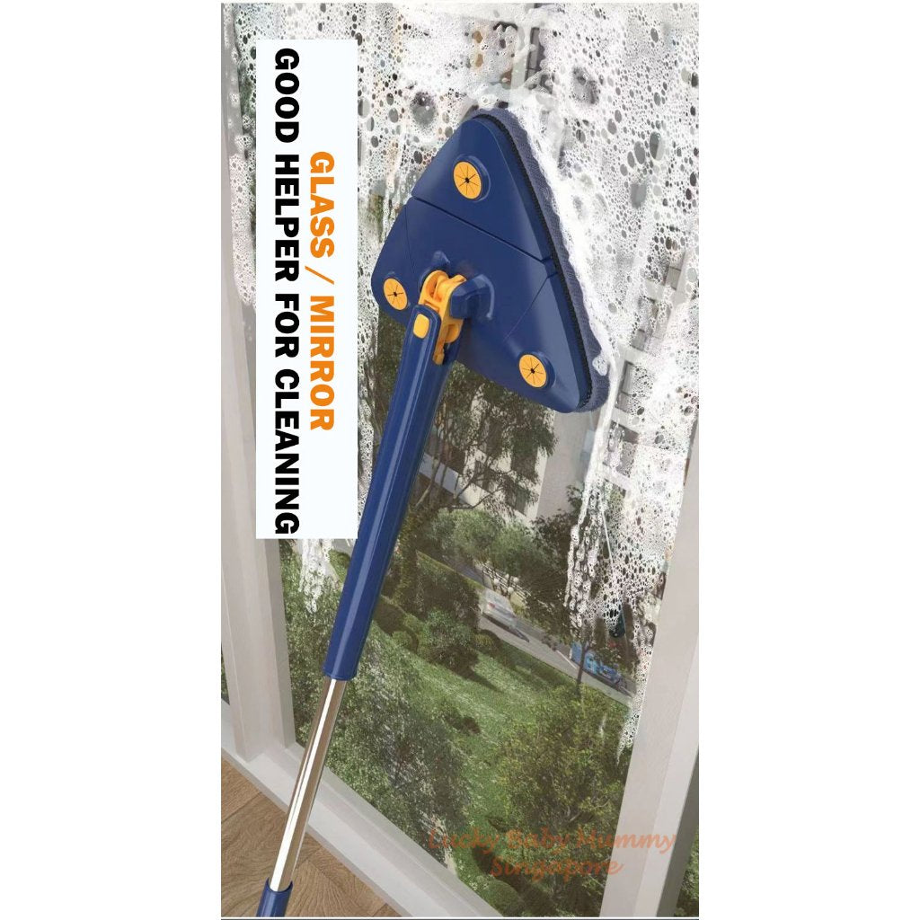 Auto Water Squeezing Triangular Mop