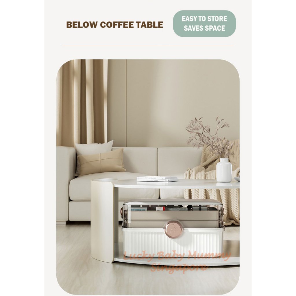 Minimalist First Aid Clear Storage Box