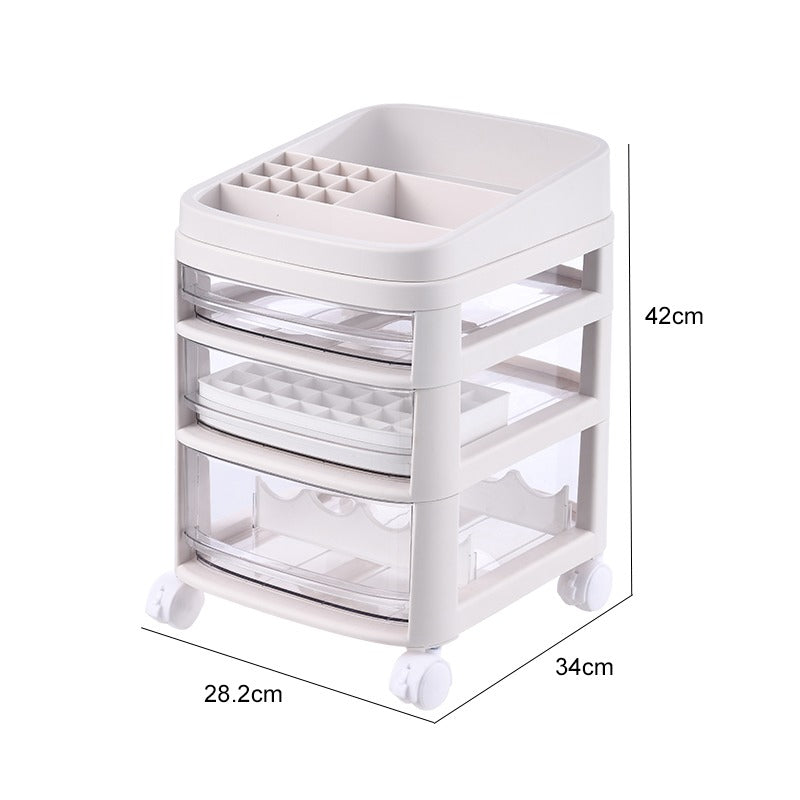 Cosmetic Storage Drawer Makeup Cabinet - 3/4/5/6/7 Tier / Storage / Organizer / Box / Plastic Storage Box