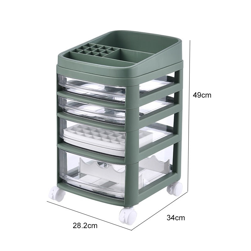 Cosmetic Storage Drawer Makeup Cabinet - 3/4/5/6/7 Tier / Storage / Organizer / Box / Plastic Storage Box