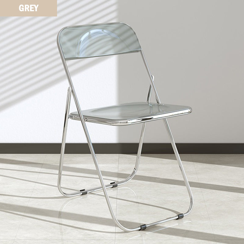 PVC Transparent Crystal Foldable Office Chair