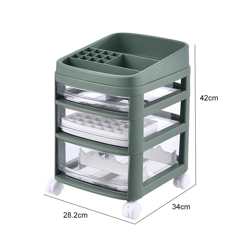 Cosmetic Storage Drawer Makeup Cabinet - 3/4/5/6/7 Tier / Storage / Organizer / Box / Plastic Storage Box