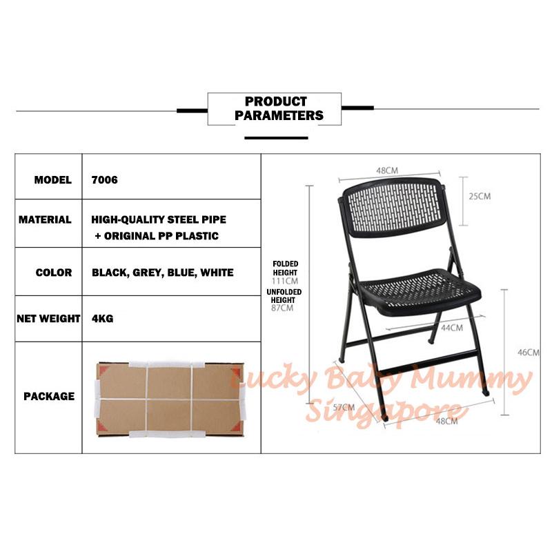 Ergonomic Design Hollow Foldable Chair