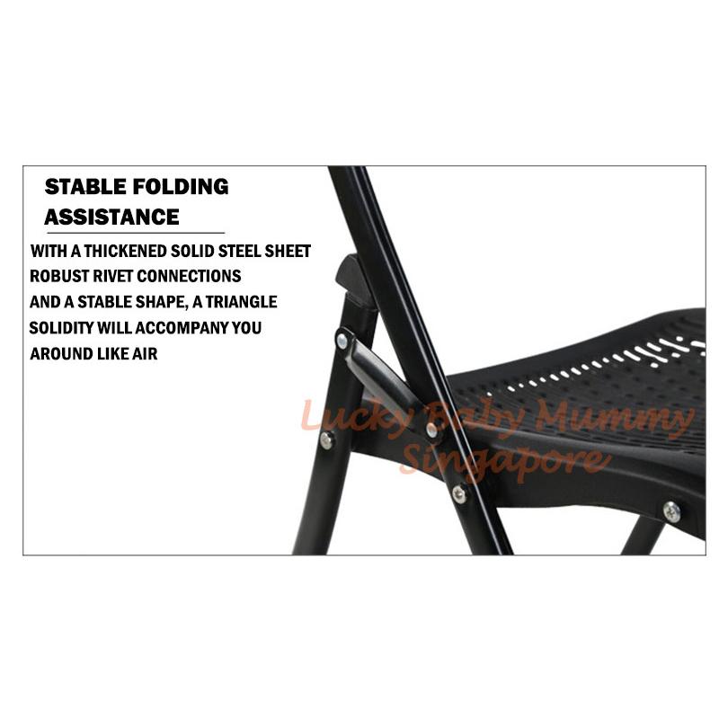 Ergonomic Design Hollow Foldable Chair