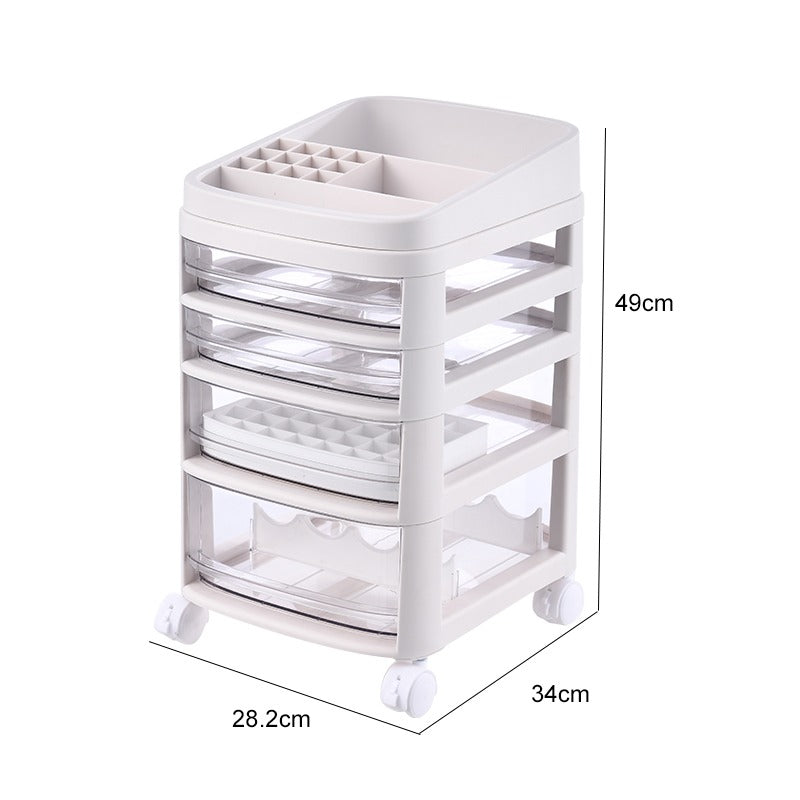 Cosmetic Storage Drawer Makeup Cabinet - 3/4/5/6/7 Tier / Storage / Organizer / Box / Plastic Storage Box