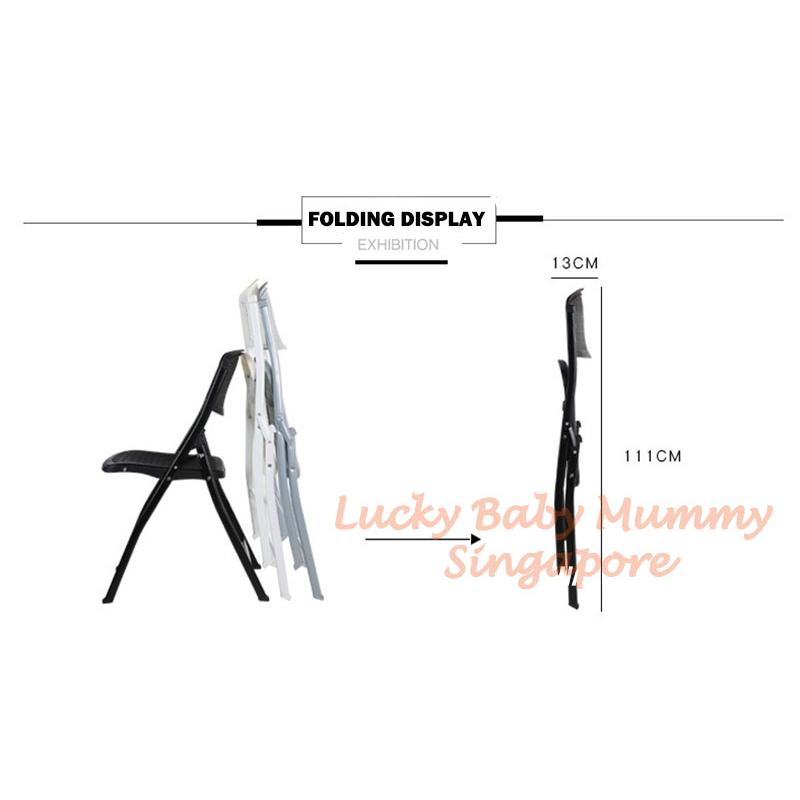 Ergonomic Design Hollow Foldable Chair