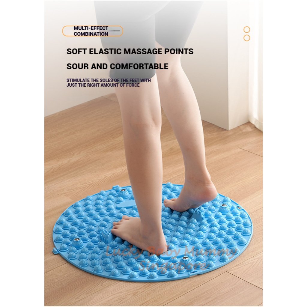 Foot Pressure Plate / Round Foot Massage Board / Jogging Massage Foot Mat / Anti-Slip Foot Reflexology Pad