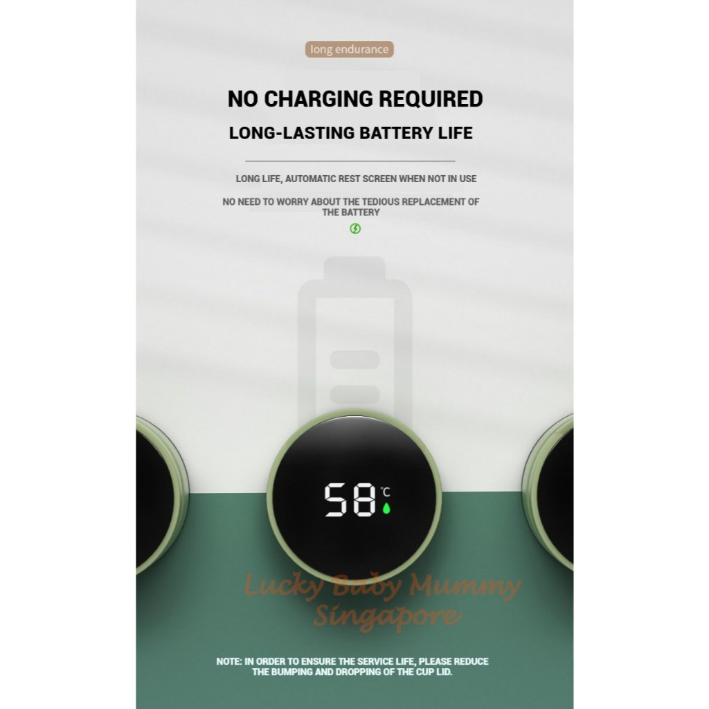 Smart LED Temperature Display Macaron Thermal Bottle with Insulated Bottle Cup 316 Stainless Steel Waterbottle / Water Bottle / Flask