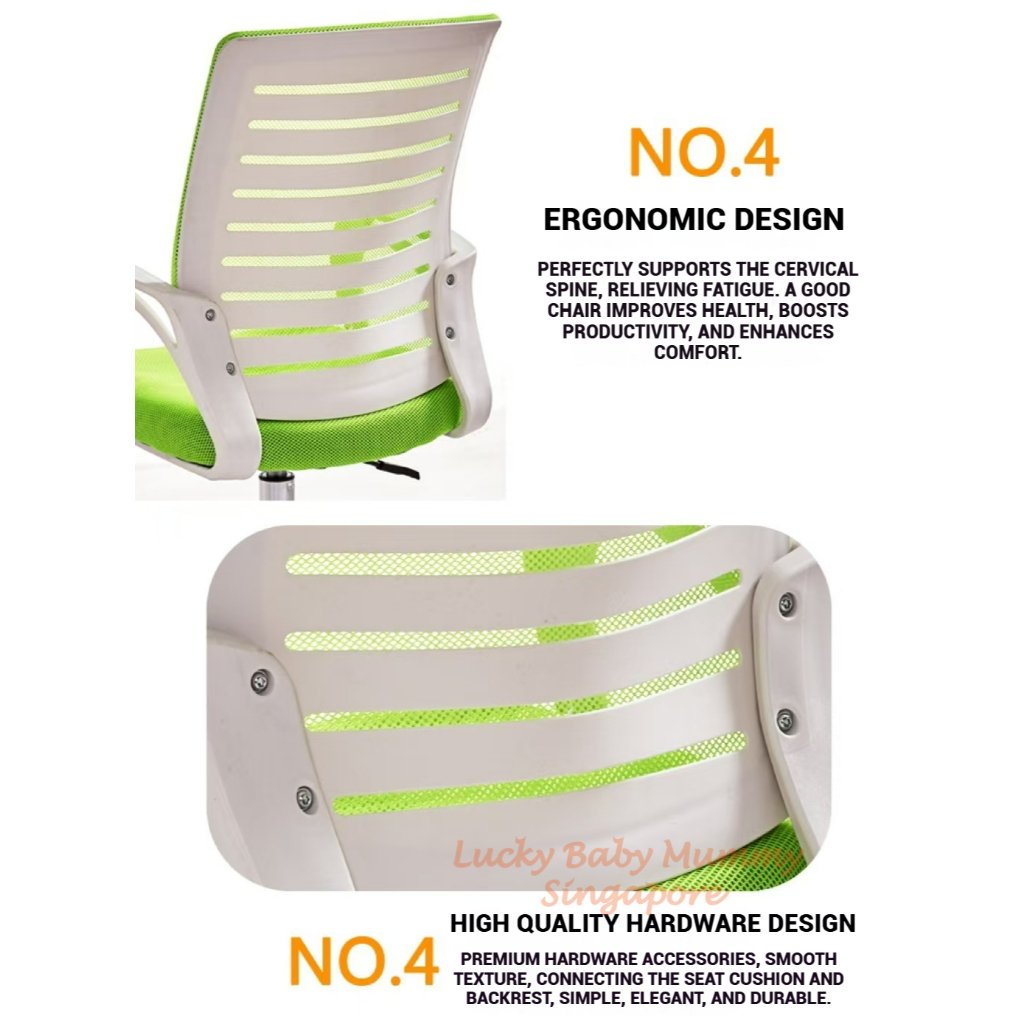 Adjustable Swivel Mesh Office Chair/Mesh Ergonomic Student Chair/Lifting Computer Desk Chair