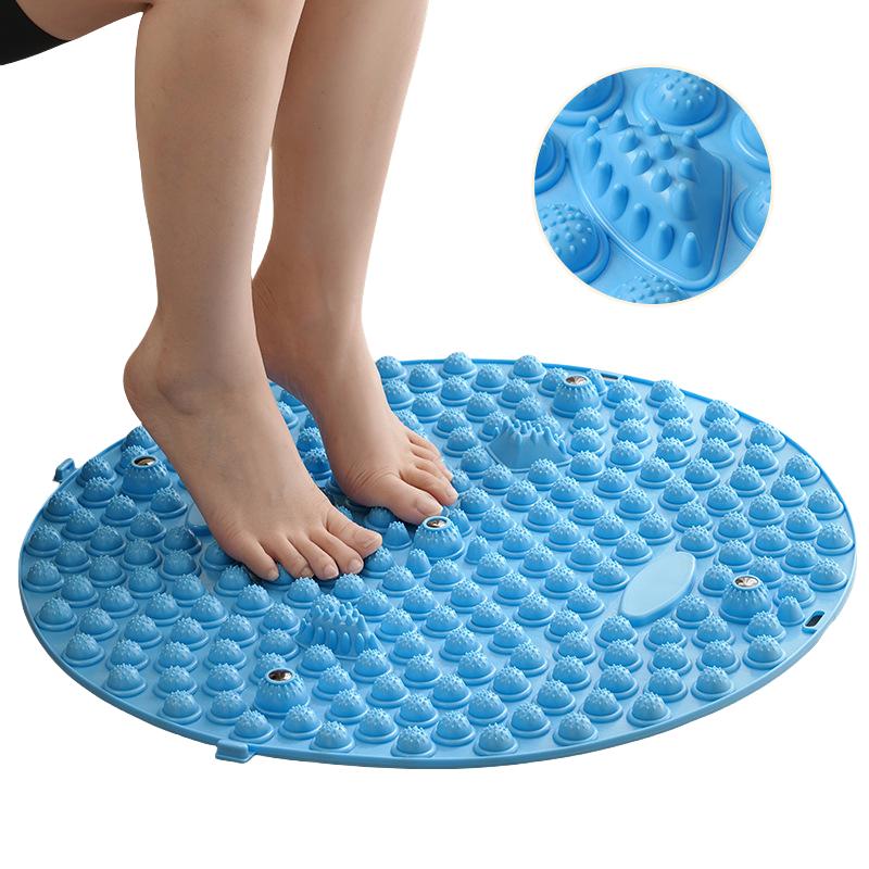 Foot Pressure Plate / Round Foot Massage Board / Jogging Massage Foot Mat / Anti-Slip Foot Reflexology Pad