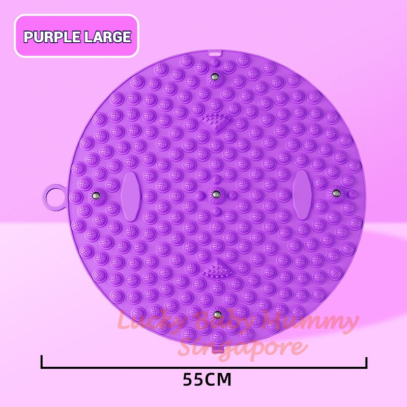 Foot Pressure Plate / Round Foot Massage Board / Jogging Massage Foot Mat / Anti-Slip Foot Reflexology Pad