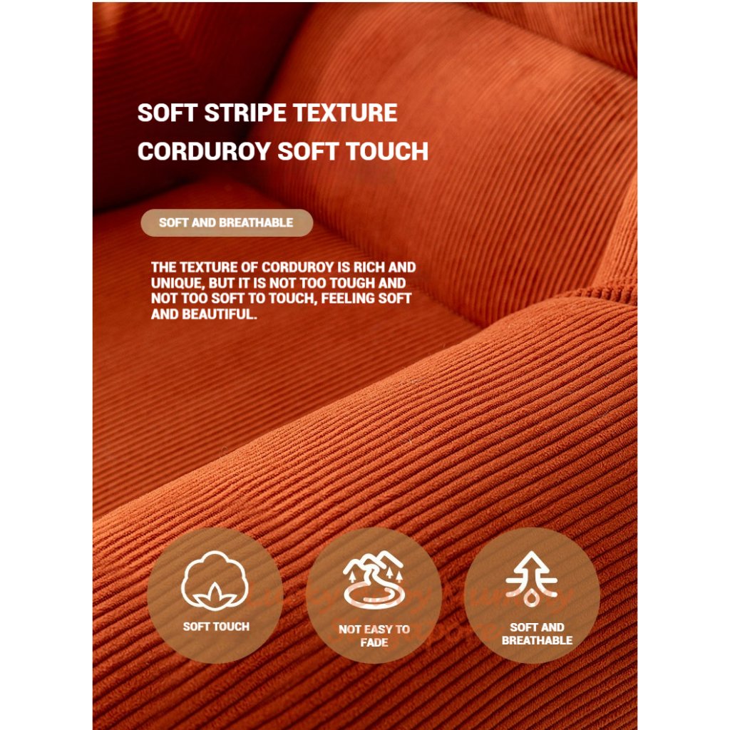 S23 Tatami Lazy Sofa With Leg Rest/ Cozy Tatami Chair for Bedroom, Balcony, and Living Room/ Washable Cover