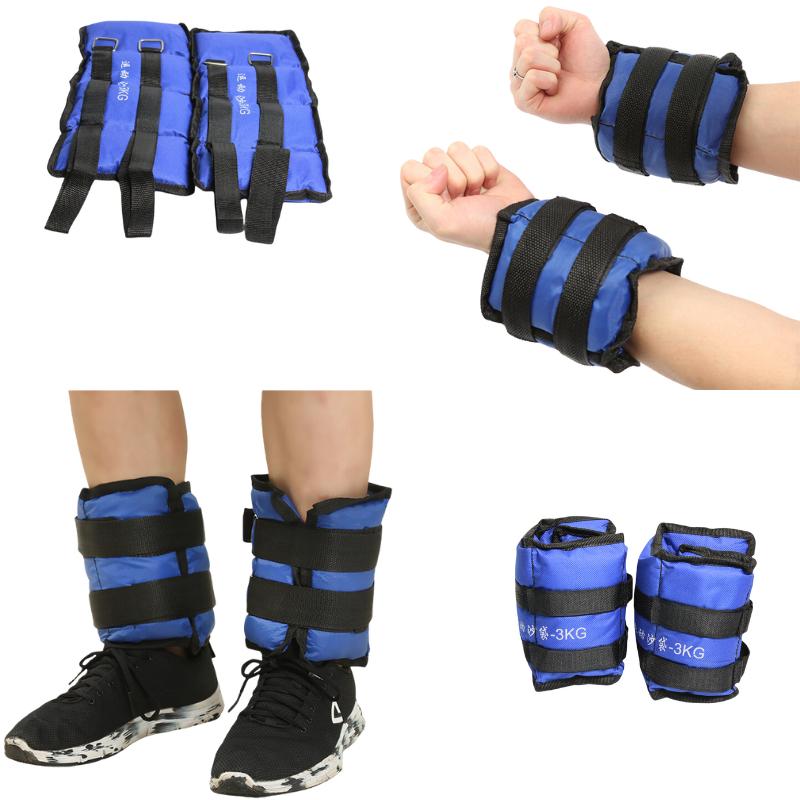 Weight Bearing Sandbags / Adjustable Fitness Weight Bag / Ankle Wrist Weights / Sand-Filled Running Bag