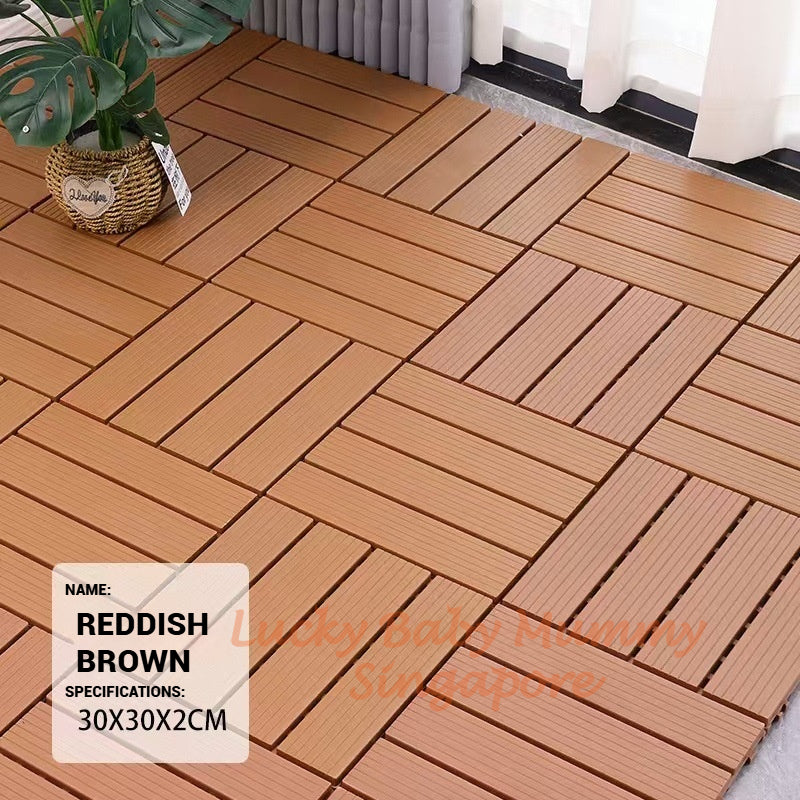 Plastic Wood Deck Tiles