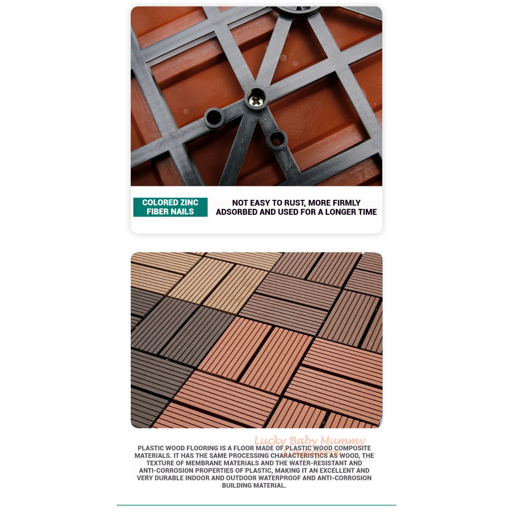 Plastic Wood Deck Tiles