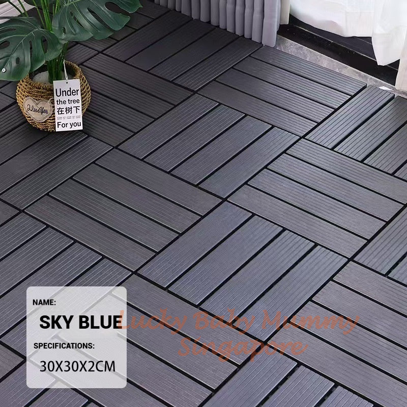 Plastic Wood Deck Tiles