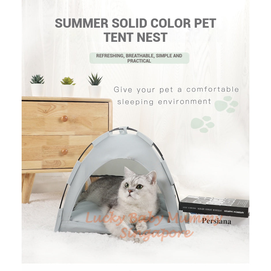 Foldable Pet Tent Bed
