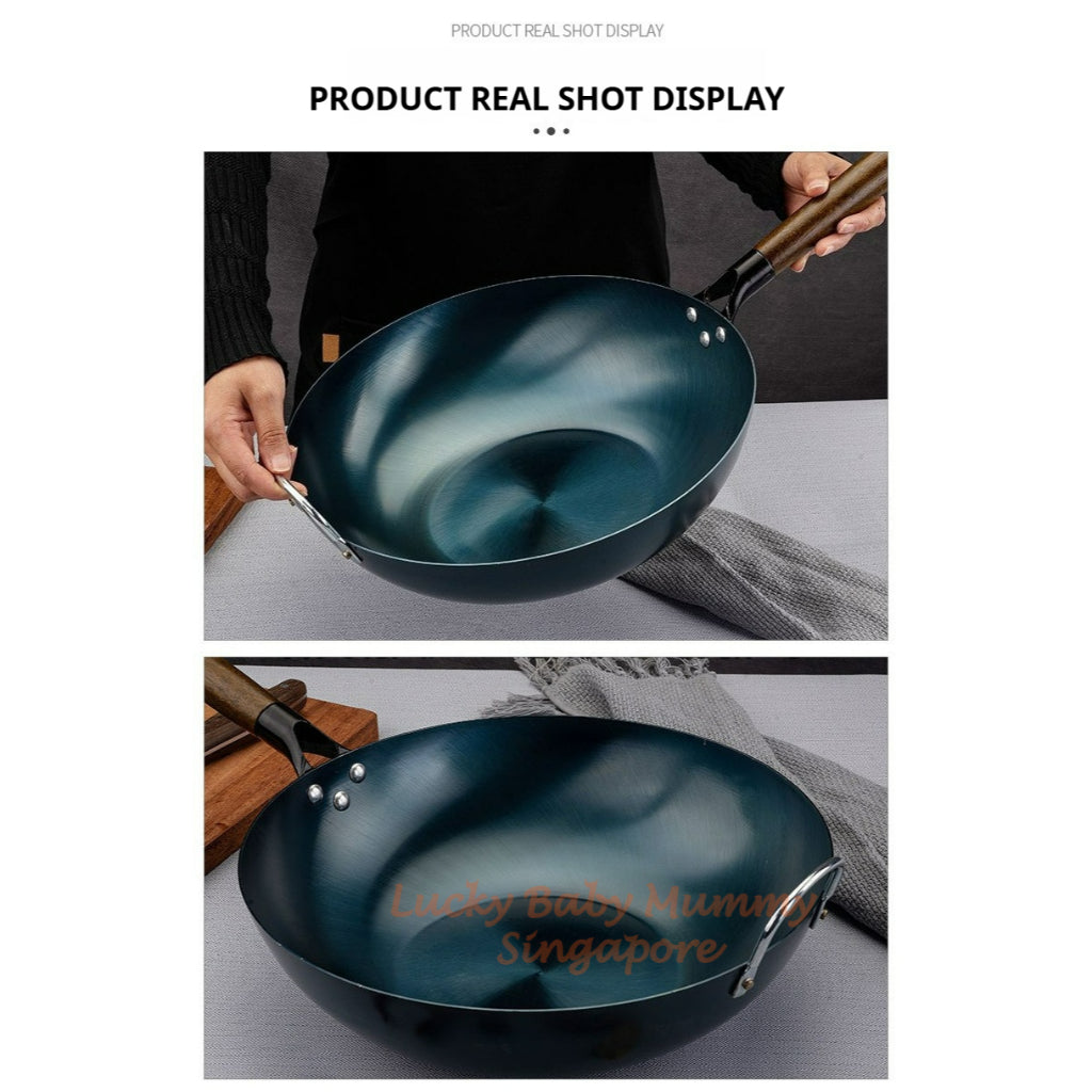 Cast Iron Stir-Frying Pan
