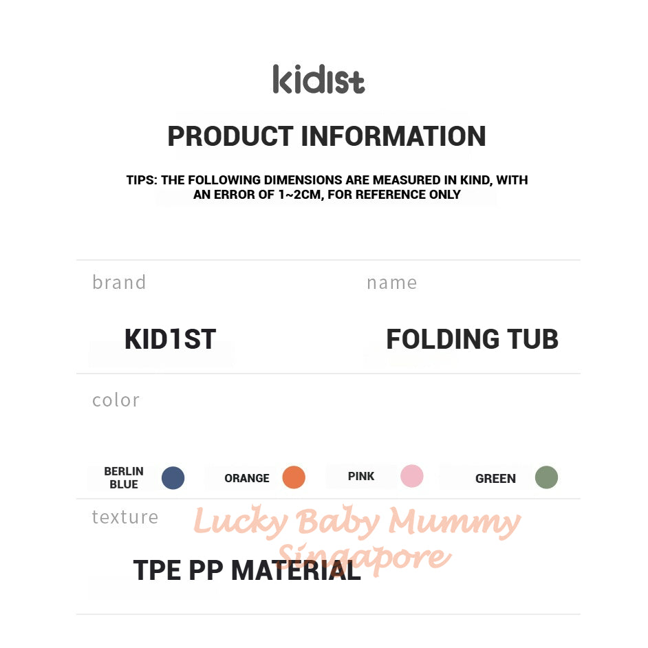 Foldable Baby Bathtub