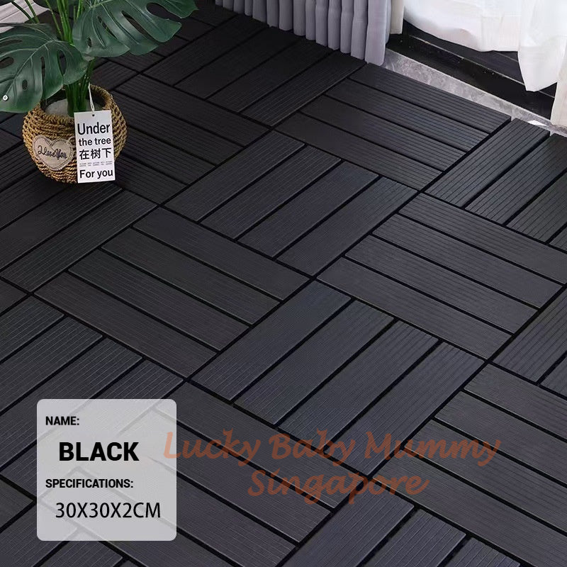 Plastic Wood Deck Tiles