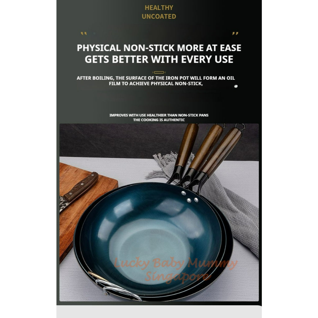 Cast Iron Stir-Frying Pan