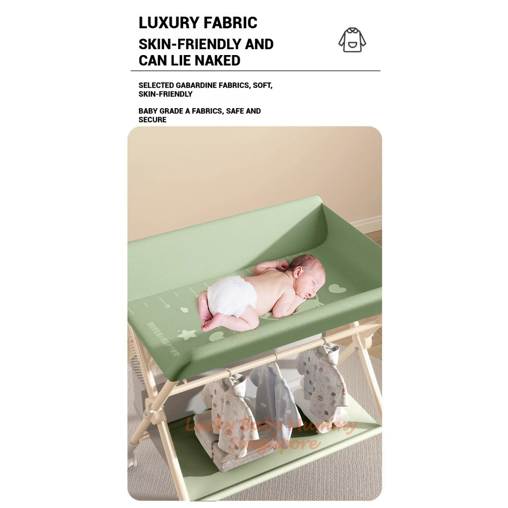 Baby Care Changing Table with Wheels