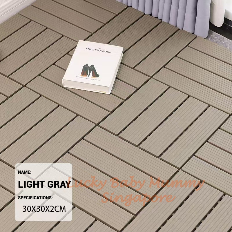 Plastic Wood Deck Tiles