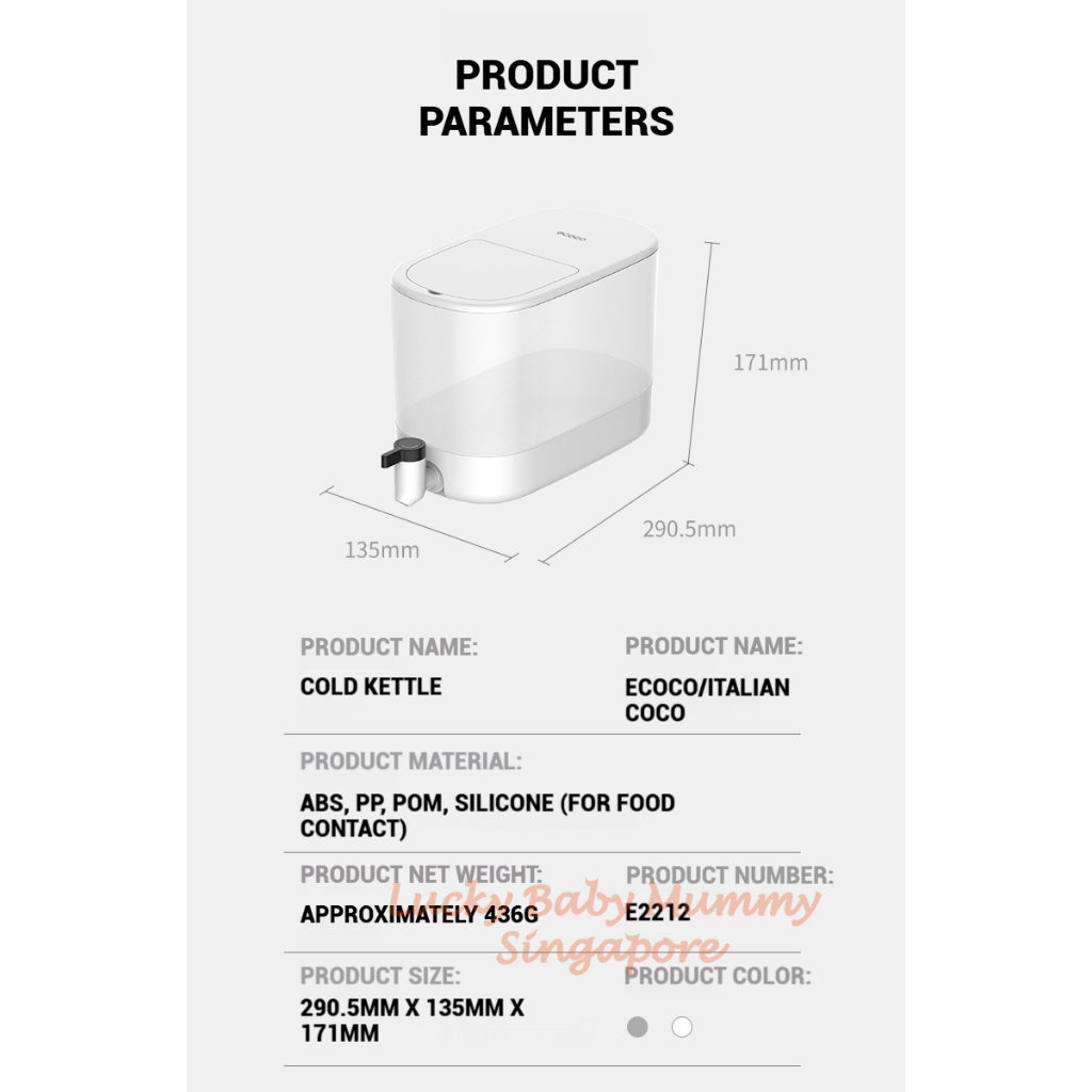 Ecoco Cold Kettle 4L