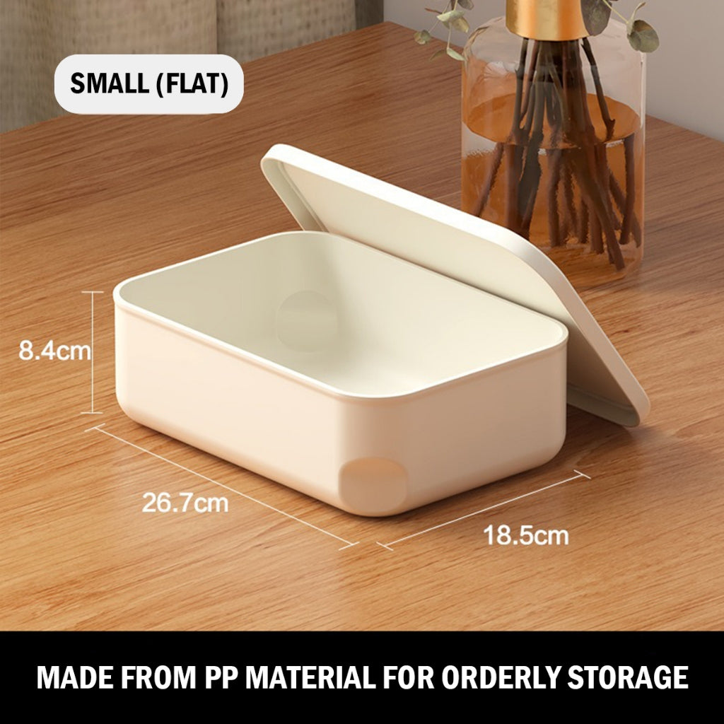 Stackable Minimalist Storage Box with Lid
