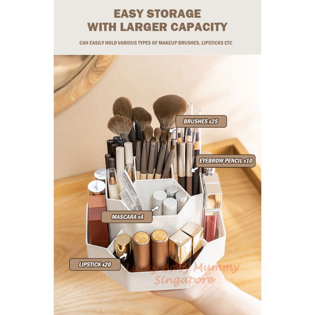 Rotating Makeup Holder with Base