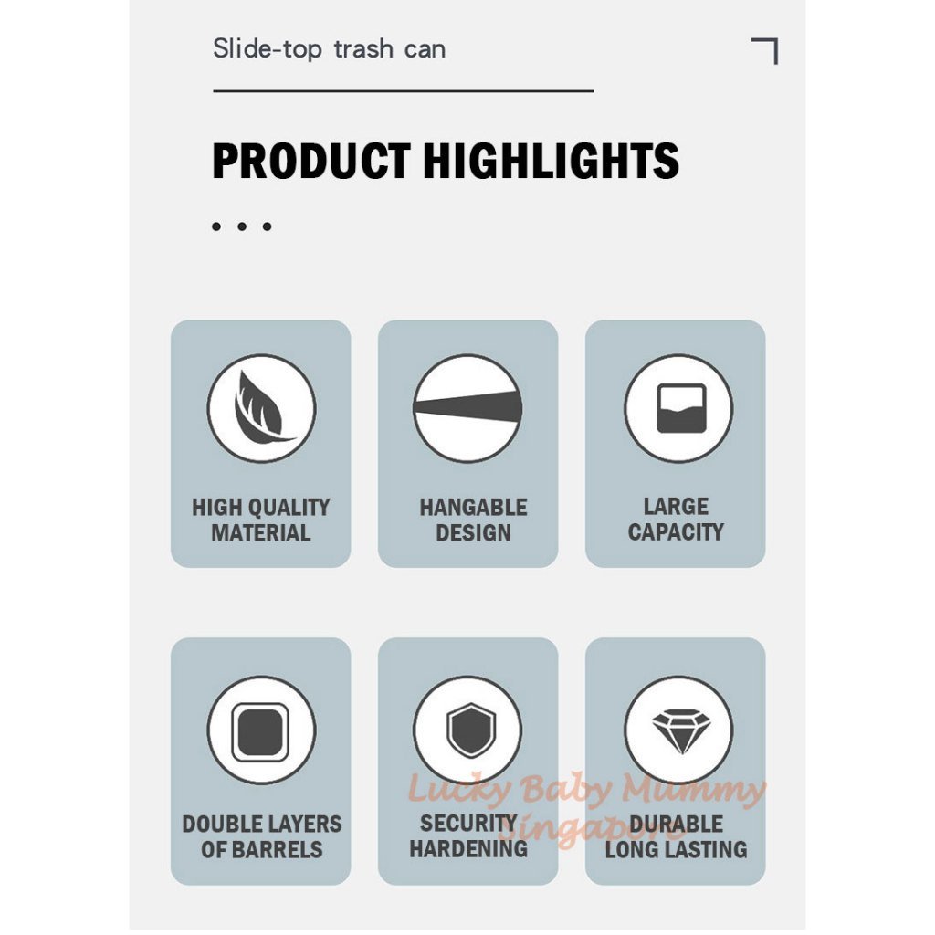 Kitchen Hanging Dustbin