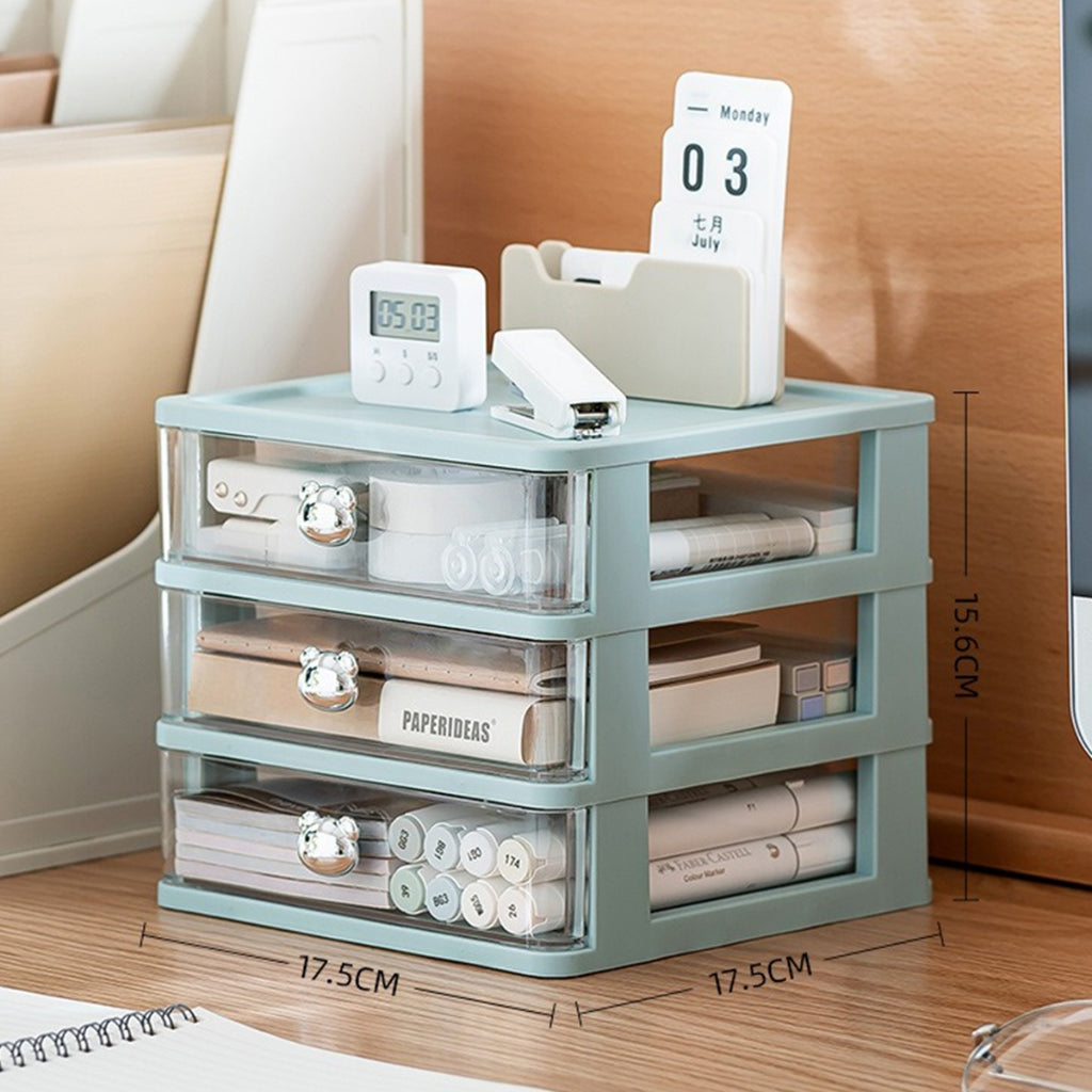 3 Layer Bear Desktop Storage Box