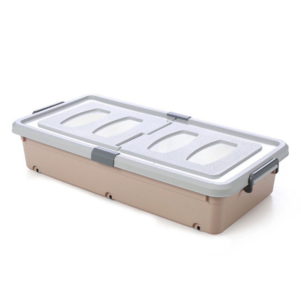 Underbed Stackable Storage Box with Wheels