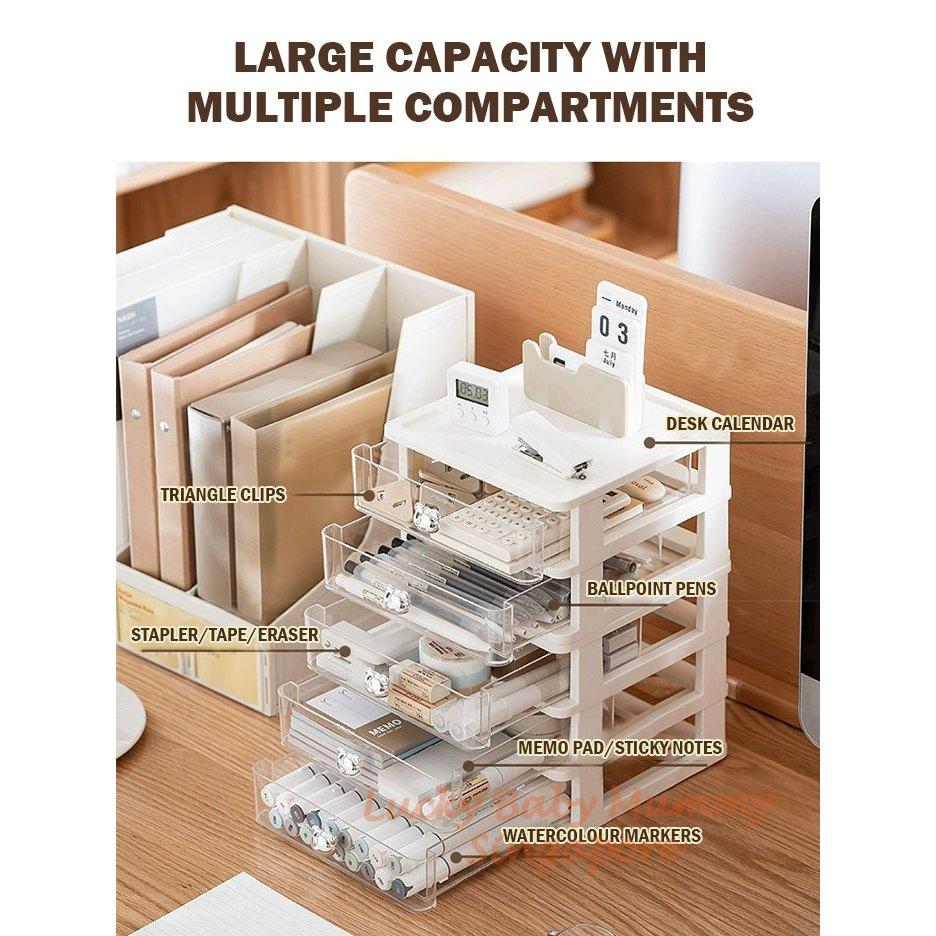 3 Layer Bear Desktop Storage Box