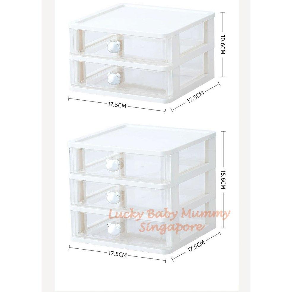 3 Layer Bear Desktop Storage Box