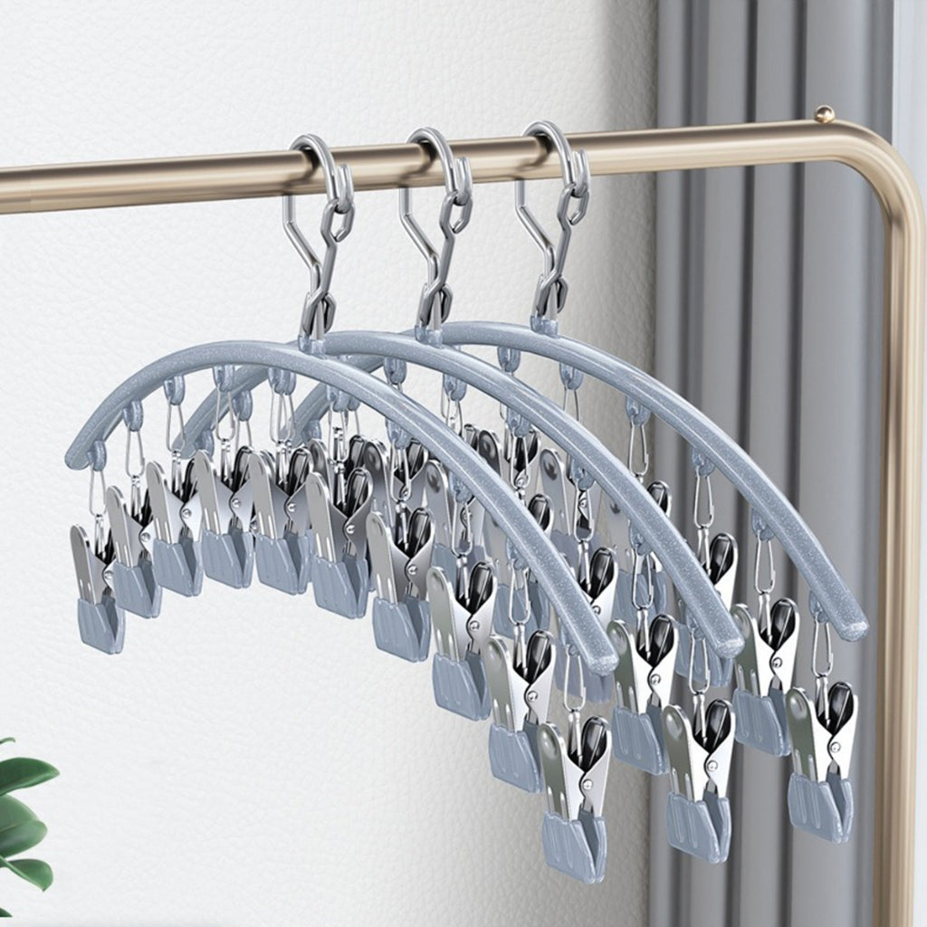 Premium Windproof Sock Drying Hanger Stainless Steel
